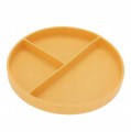 Talerzyk silikonowy z przegródkami dla dzieci różne kolory 20cm 1szt
