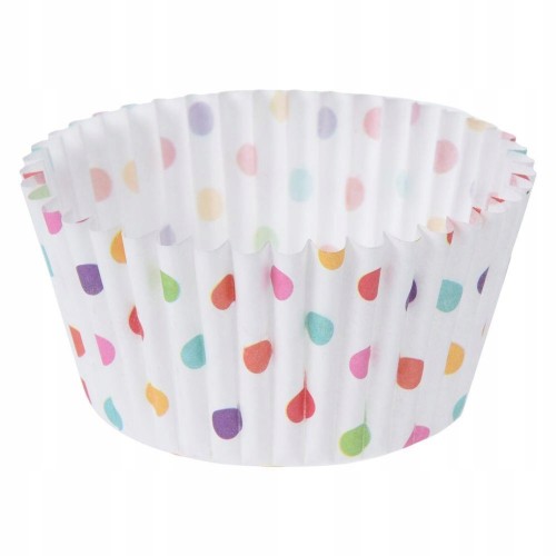 Formy do muffinek papilotki papierowe kolorowe 60szt 5x8,3cm