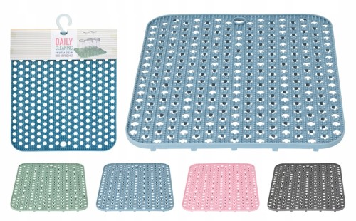 Mata ociekowa silikonowa prostokątna różne kolory 26x29cm 1szt