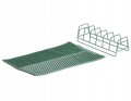 Ociekacz metalowy z matą silikonową do naczyń różne kolory 39cm 1szt