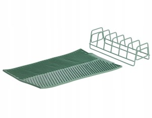 Ociekacz metalowy z matą silikonową do naczyń różne kolory 39cm 1szt