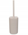 Szczotka łazienkowa WC z pojemnikiem plastikowa matowa 35cm 1szt