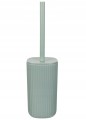 Szczotka łazienkowa WC z pojemnikiem plastikowa matowa 35cm 1szt
