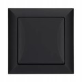 Włącznik schodowy czarny mat podtynkowy 10A 1 szt.