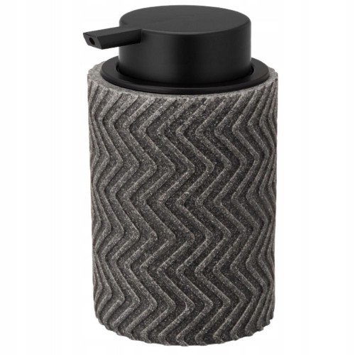 Dozownik do mydła w płynie szary tworzywo sztuczne 8,5x13,8cm 1000ml 1szt