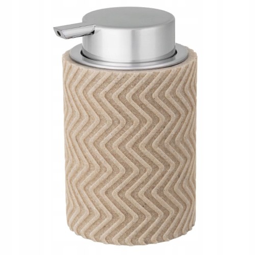 Dozownik do mydła w płynie beżowy tworzywo sztuczne 8,5x13,8cm 1000ml 1szt