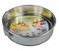 Tortownica fakturowana blacha do pieczenia okrągła metalowa 24cm