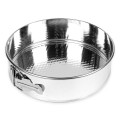 Tortownica fakturowana blacha do pieczenia okrągła metalowa 24cm