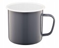 Kubek emaliowany metalowy do mleka garnuszek szary duży 1200ml 1szt