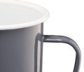 Kubek emaliowany metalowy do mleka garnuszek szary duży 1200ml 1szt