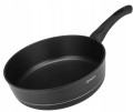 Patelnia tradycyjna głęboka nieprzywierająca aluminiowa czarna 26cm