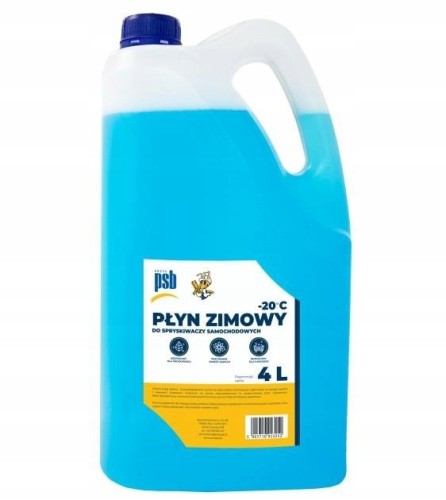 Płyn do spryskiwaczy zimowy samochodowy 4l -20°C o zapachu oceanu