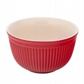 Miska ceramiczna kuchenna salaterka czerwona 22cm 2,5L 1szt
