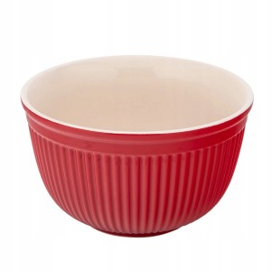 Miska ceramiczna kuchenna salaterka czerwona 22cm 2,5L 1szt