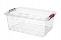 Pojemnik do przechowywania żywności z pokrywą plastikowy bezbarwny 20L 1szt