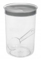 Pojemnik do produktów sypkich z miarką plastikowy transparentny 1,7L 1szt