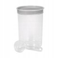 Pojemnik do produktów sypkich z miarką plastikowy transparentny 1,7L 1szt