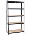 Regał magazynowy metalowy 5 półkowy 180 cm do garażu piwnicy i spiżarni