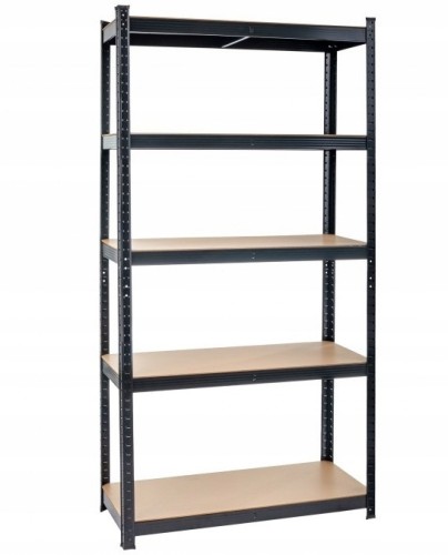 Regał magazynowy metalowy 5 półkowy 180 cm do garażu piwnicy i spiżarni