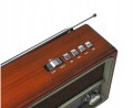 Radio sieciowo-bateryjne solarne AM, FM, SW LTC LXLTC103UBT RETRO 1200 mAh NETTA