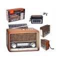 Radio sieciowo-bateryjne solarne AM, FM, SW LTC LXLTC103UBT RETRO 1200 mAh NETTA