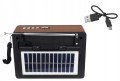 Radio sieciowo-bateryjne solarne AM, FM, SW LTC LXLTC103UBT RETRO 1200 mAh NETTA