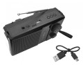 Radio przenośne z solarem czarne LTC115UBT FM/AM/SW USB Bluetooth NER