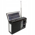 Radio przenośne z solarem czarne LTC115UBT FM/AM/SW USB Bluetooth NER