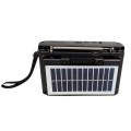 Radio przenośne z solarem czarne LTC115UBT FM/AM/SW USB Bluetooth NER