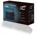 Radio LTC sieciowo-bateryjne Bluetooth AM/FM/SW czarne 1200 mAh SONA
