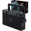Radio LTC sieciowo-bateryjne Bluetooth AM/FM/SW czarne 1200 mAh SONA