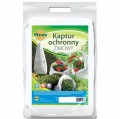 Kaptur ochronny 2 szt. z suwakiem zimowy biały 80×120 cm z agrowłókniny