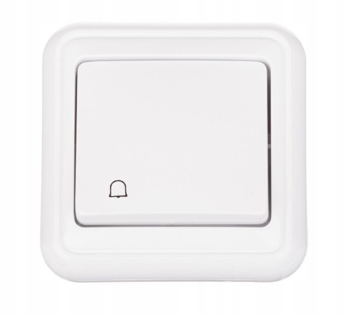 Włącznik zwierny dzwonkowy podtynkowy IP20 biały 1 szt.