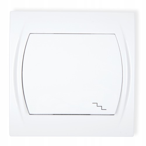 Włącznik schodowy biały 10A podtynkowy IP20 8x8 cm 1 szt.