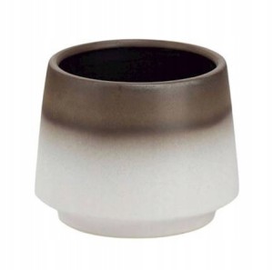 Donica ceramiczna okrągła nieszkliwiona 15 cm matowa 1 szt.
