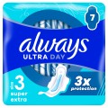 ALWAYS Ultra Day 3 Super Extra podpaski ze skrzydełkami 7 szt