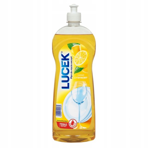 LUCEK Płyn do naczyń Cytrynowy skuteczny do odtłuszczania 1L