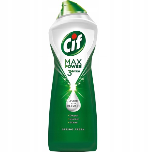 Cif Max Power Spring Fresh mleczko do czyszczenia z wybielaczem 1000g