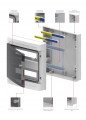 Rozdzielnica hermetyczna EP-LUX RN 2×18 1000V AC / 1500V DC IP65 43cm
