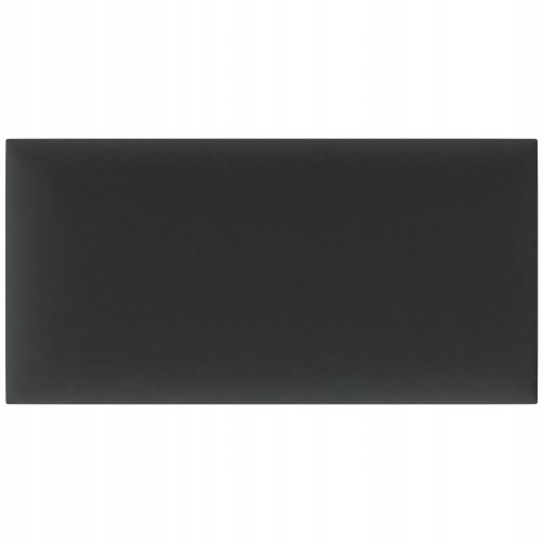 Panel tapicerowany wezgłowie Duo PP Matte Steel czarny 60x30 cm 1szt