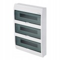 Rozdzielnia elektryczna modułowa 3×18 natynkowa IP40 biała 78,4cm