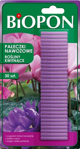 Pałeczki nawozowe do roślin kwitnących 30 szt