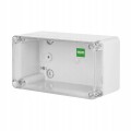 Puszka hermetyczna INDUSTRIAL szara n/t IP65 170x105x82mm