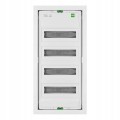 Rozdzielnica modułowa podtynkowa metalowa MSF RP 4x12 IK05 IP30 (N+PE)
