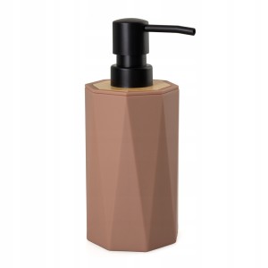 Dozownik do mydła w płynie tworzywo sztuczne brązowy 360ml 1szt Mokato