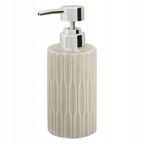 Dozownik do mydła w płynie ceramiczny beżowy 270ml 1szt Libre