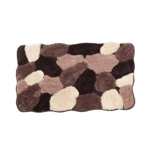 Dywanik łazienkowy miękki prostokątny brązowy nude duży 50x80cm 1szt