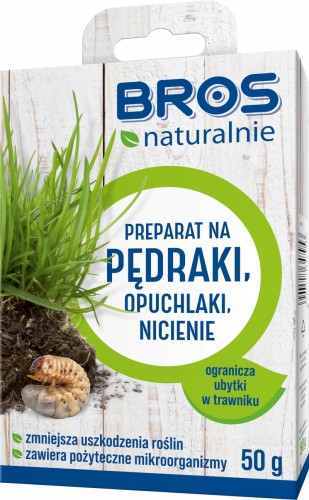 Bros Preparat na pędraki opuchlaki nicienie zwiększa odporność roślin 50g