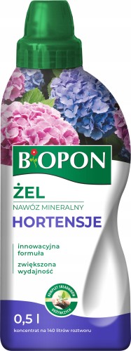 BiOPON nawóz mineralny w żelu do zasilania hortensji 500ml