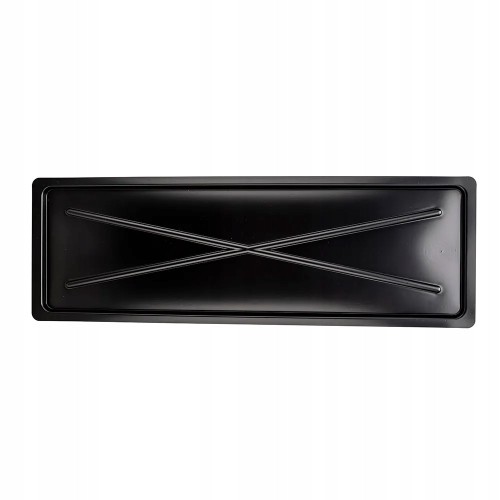 Tacka pod ociekacz suszarkę meblową plastikowa czarna 24,7x75cm 1szt